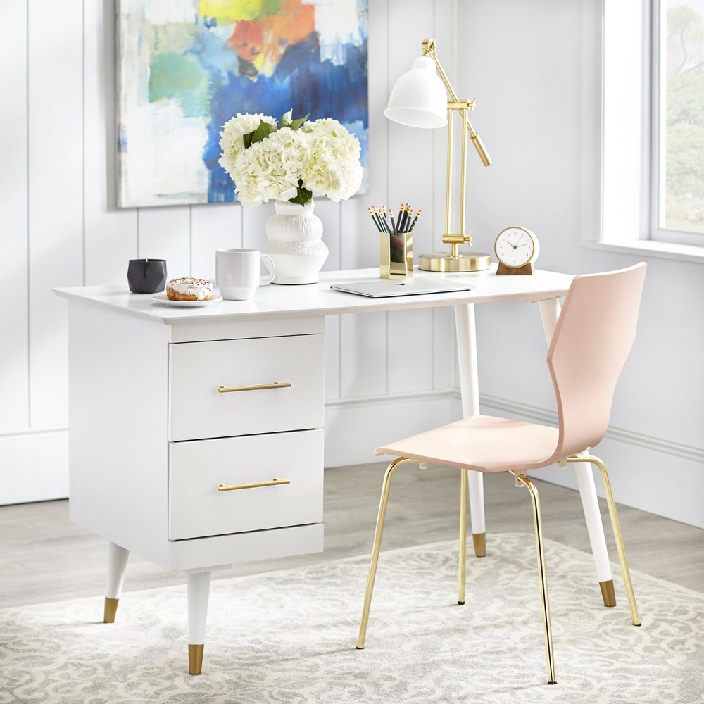 angelo:HOME Desk - Leon (White)