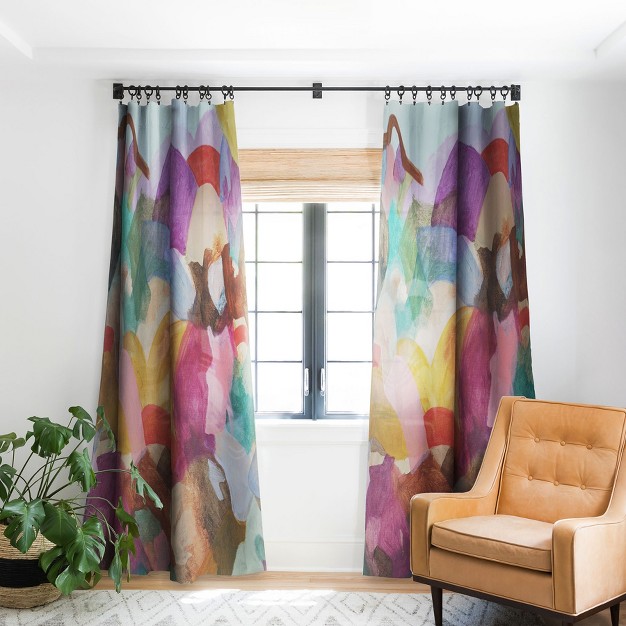 1pc Blackout Window Curtain Panel Deny Designs