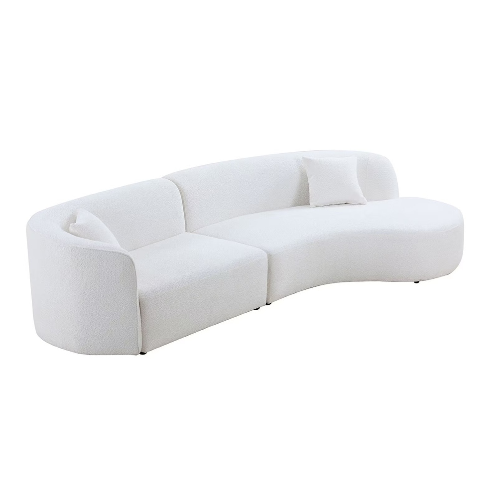 Luxury Modern Style Living Room Upholstery Curved Sofa   126\