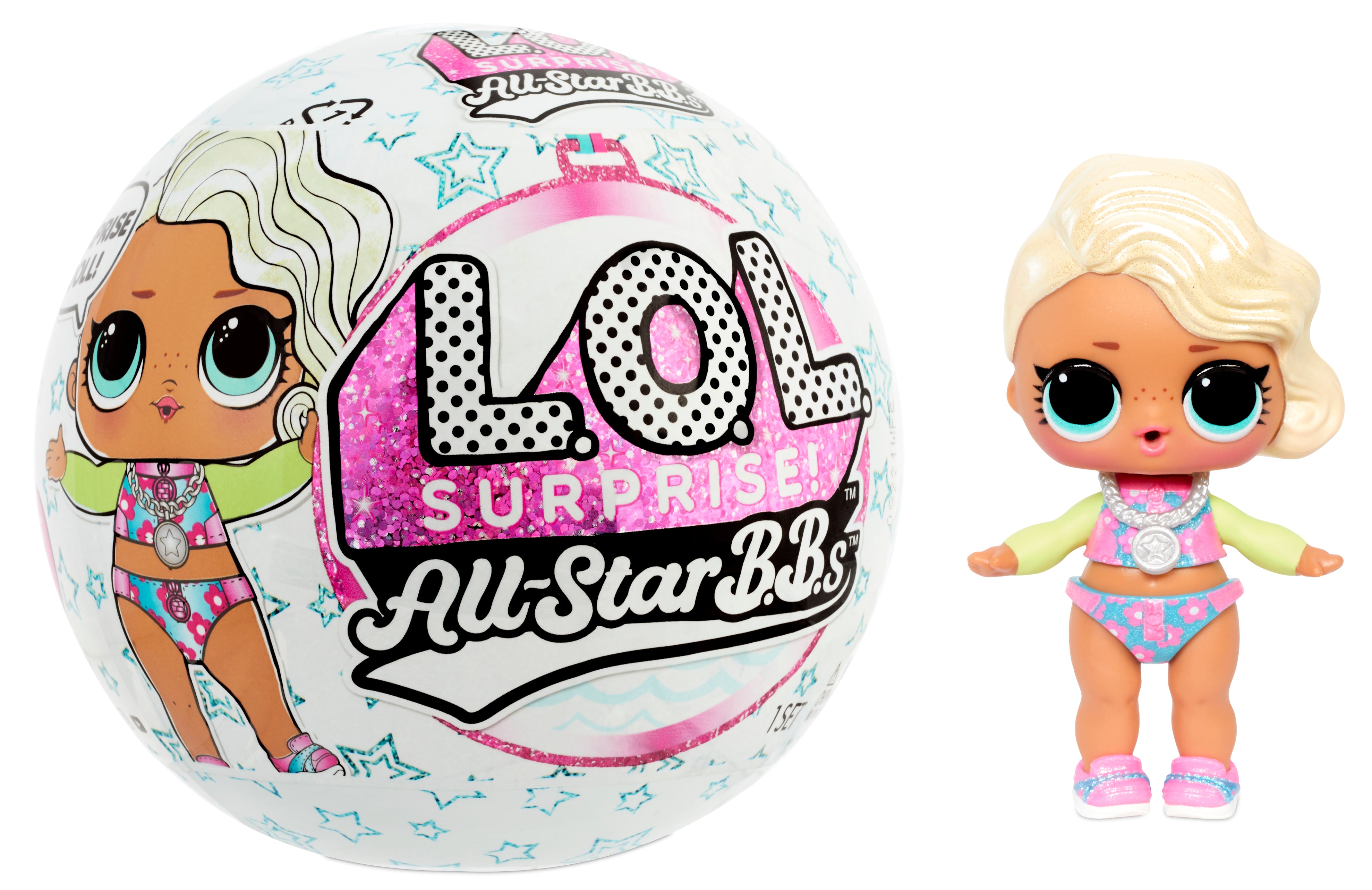 LOL Surprise All-Star Sports Series 4 Summer Games Sparkly Dolls with 8 Surprises, Accessories - Toys for Girls Ages 4 5 6+