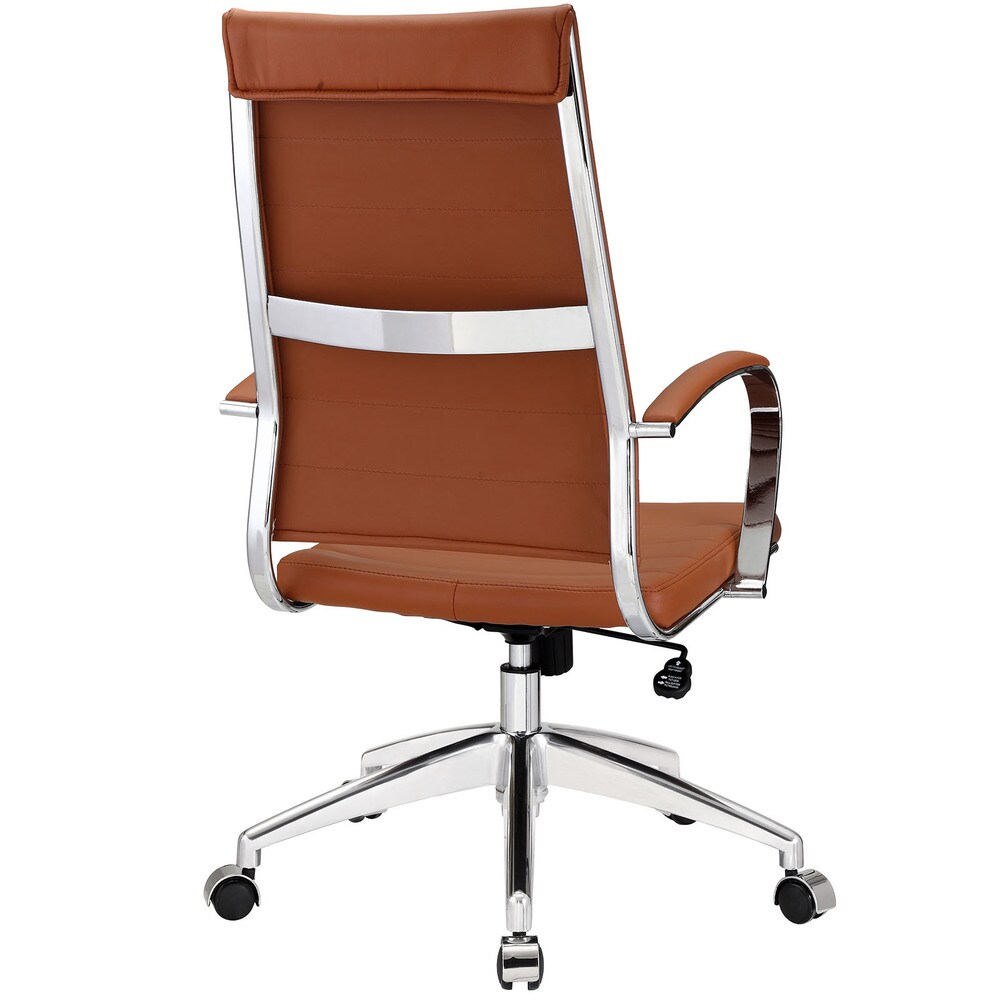 Jive Ribbed High Back Tall Executive Swivel Office Chair With Arms