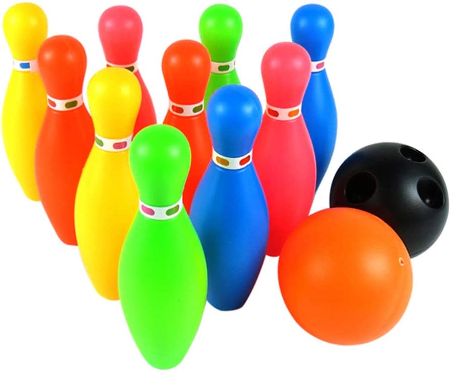 ISHANTECH Kids Bowling Set Toys with 10 Bowling Pins & 2 Balls