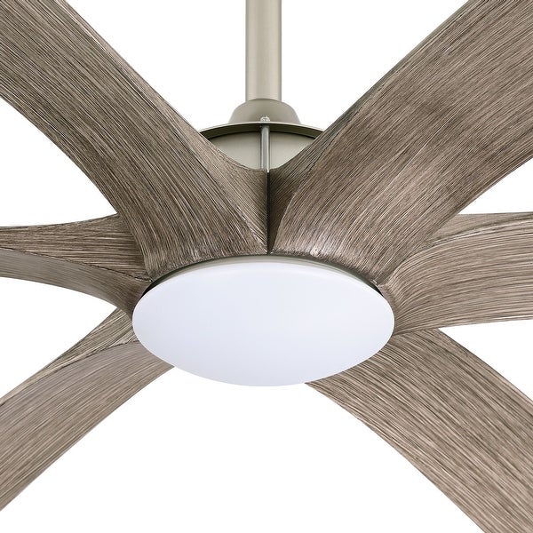 72-inch Driftwood 6-Blade DC Motor Ceiling Fan with Light and Remote Shopping - The Best Deals on Ceiling Fans | 39155376