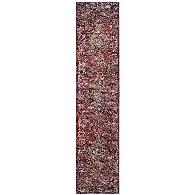 StyleHaven Alexander Antiqued Traditional Medallion I Rug