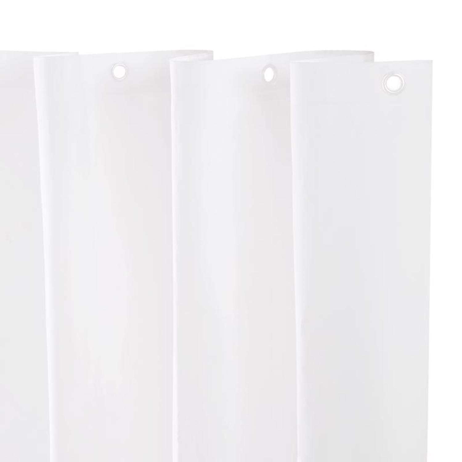 Kenney 72 in. H X 70 in. W White Shower Curtain Liner PEVA