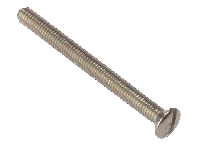 Forgefix 100SS3540NP Socket Screw Slotted Raised Nickel 3.5x40mm x 100