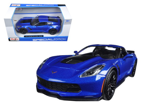 Maisto 2015 Chevrolet Corvette Stingray C7 Z06 Blu...