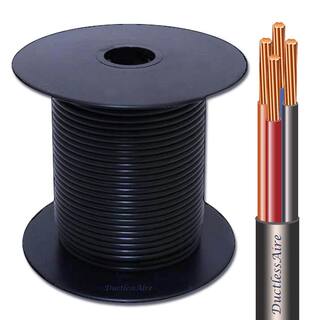 DuctlessAire 144 in. x 50 ft. Wire for Ductless Mini Split Air Conditioner Heat Pump Systems Universal 14-4-VNTC-50