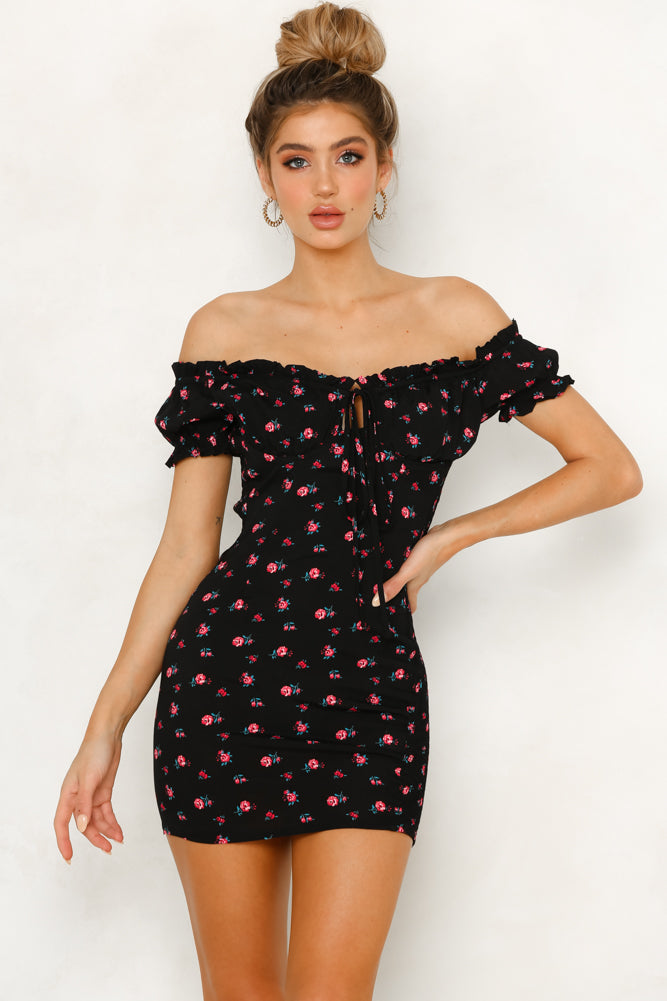 La Paloma Dress Black