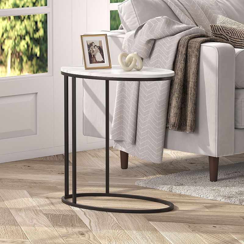 Finley and Sloane Enzo Oval End Table