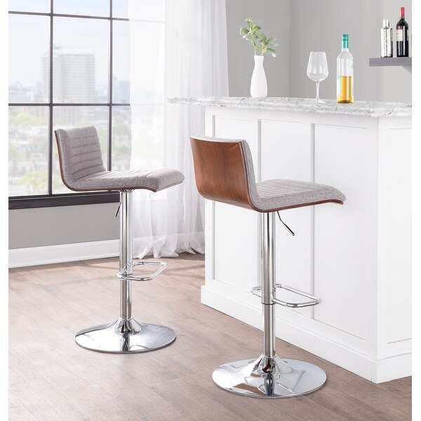 Carson Carrington Tyra Adjustable Bar Stool (Set of 2)