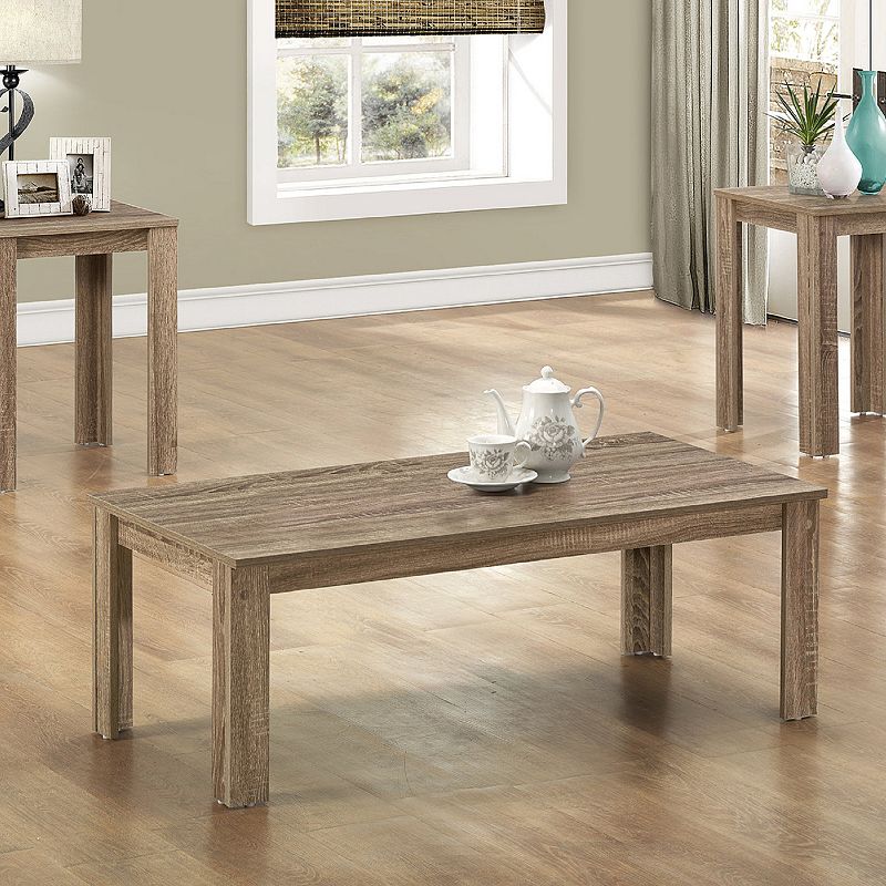 Monarch Contemporary Coffee and End Table 3-piece Set