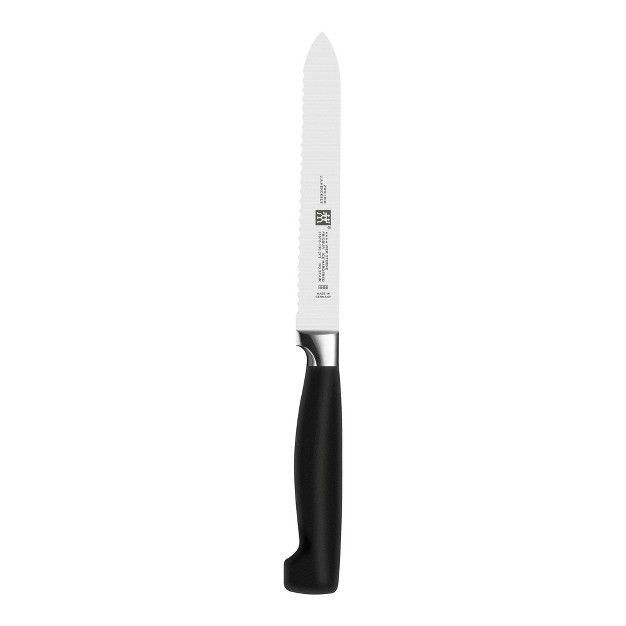 Zwilling Four Star 5 inch Serrated Utility Knife