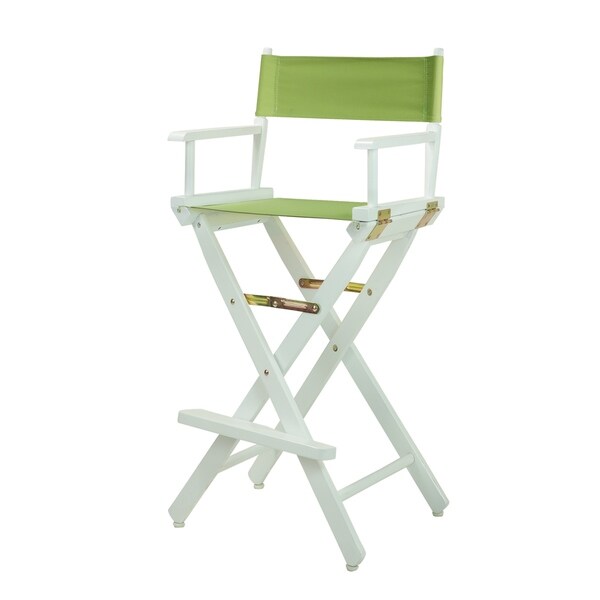 White Frame 30-inch Director's Chair