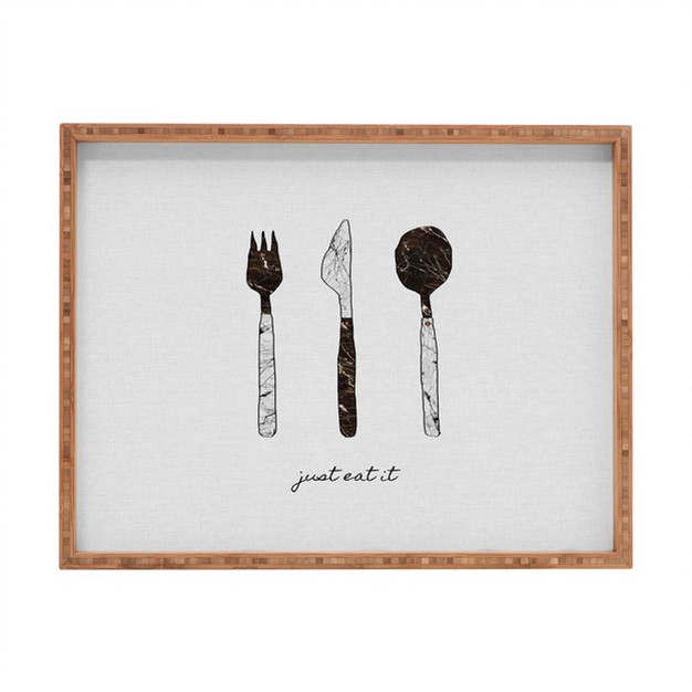 Orara Studio Just Eat It Rectangular Tray Deny Designs