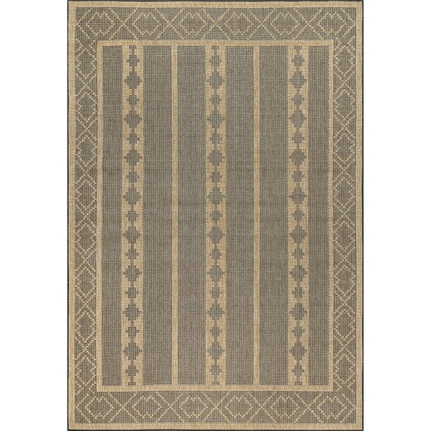 Nuloom Zina Banded Indoor outdoor Patio Area Rug