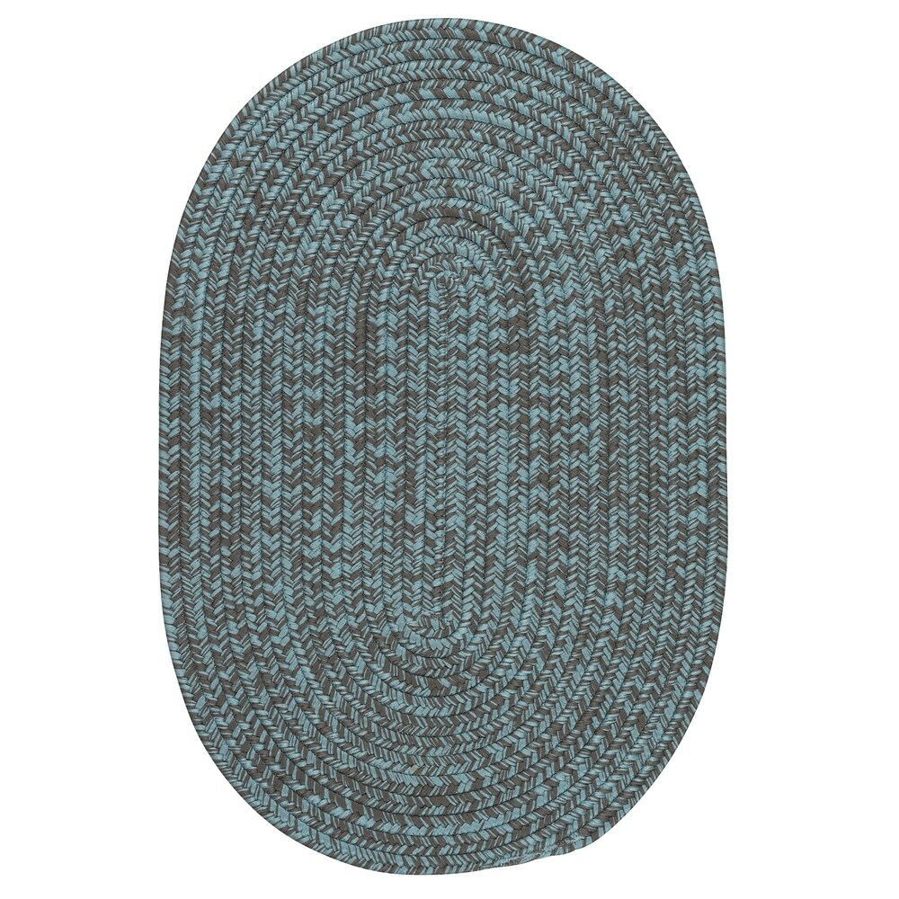 Porch   Den Rockspring Braided Polypropylene Indoor/ Outdoor Oval Rug