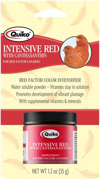 Quiko Intensive Red Color Intensifier Supplement for Red Factor Canaries