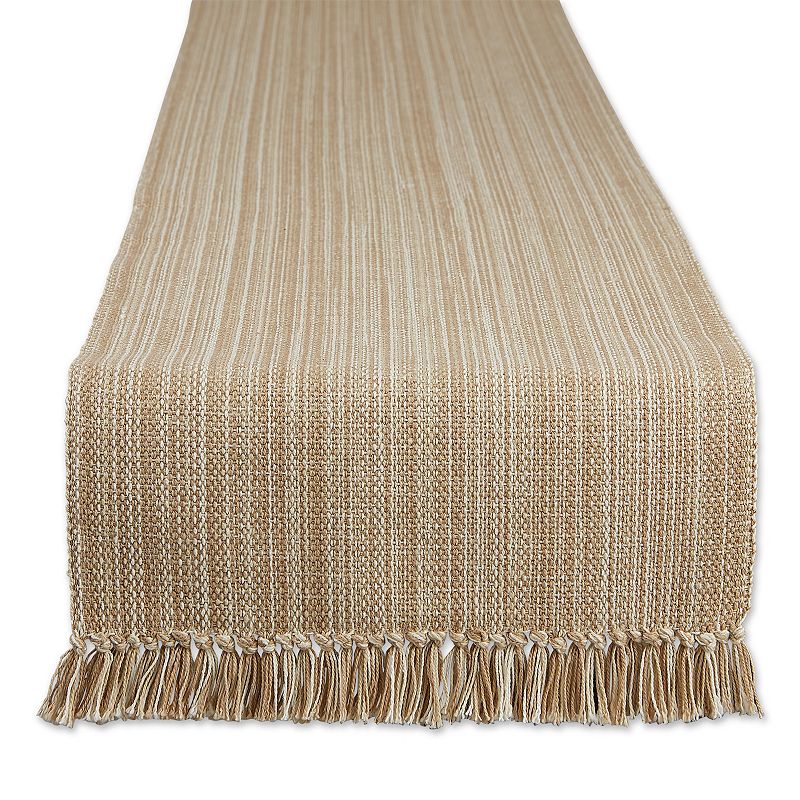 72 Variegated Beige Table Runner