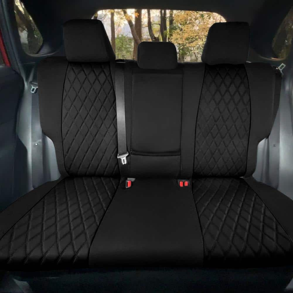 FH Group Neosupreme Custom Fit Seat Covers for 2019-2022 Toyota Rav4 LE to XLE to Limited DMCM5011BLACK-FULL