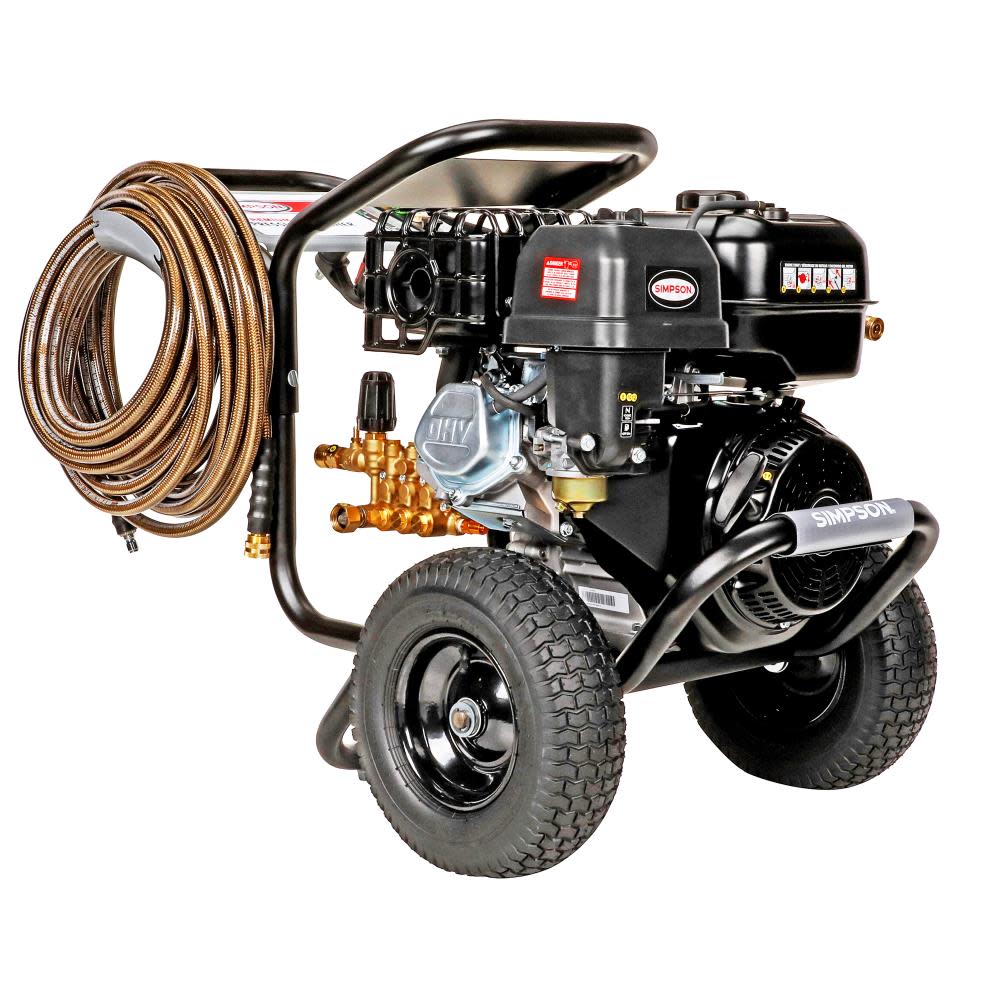 PowerShot 4400 PSI at 4.0 GPM SIMPSON 420cc with AAA Triplex Plunger Pump Cold Water Professional Gas Pressure Washer ;