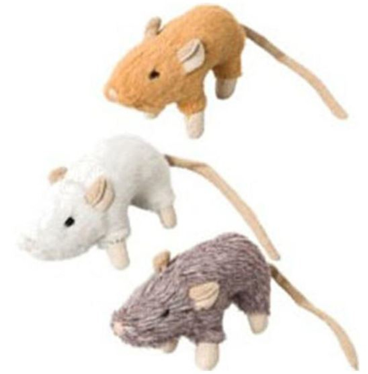 Spot House Mouse W/Catnip Cat Toy， 4