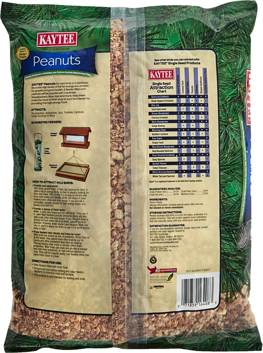 Kaytee Peanuts For Wild Birds， 5-lb bag