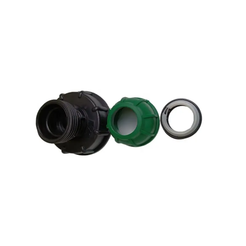 Wholesale HDPE Pipe PP Compression Fittings Plastic Clamp Saddle for water supply PN10 Free Sample on sale