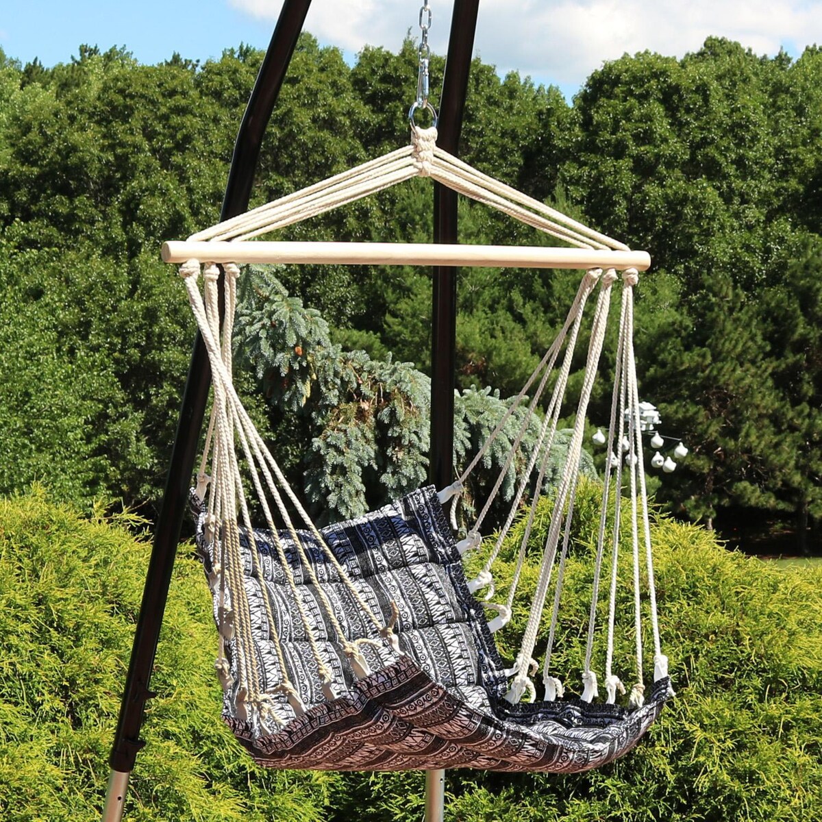 Ultimate Patio Padded Polycotton Hammock Chair