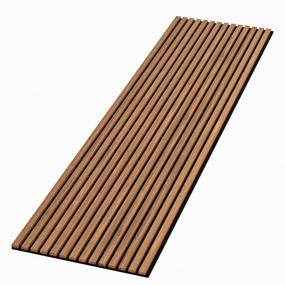 Ejoy 94 in. x 23.6 in x 0.8 in. Acoustic Vinyl Wall Cladding Siding Board (Set of 1 piece) VinylWallCladding_ACP_LightMaple94x24