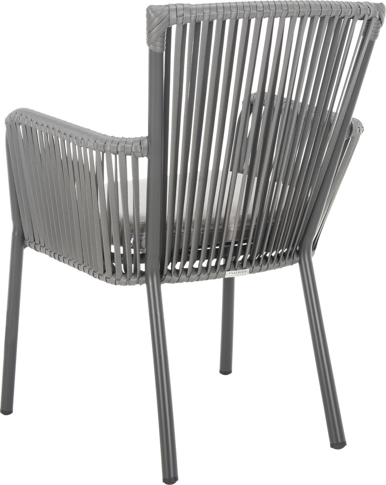 Paolo Rope Chair (Set of 2)   Beach Style   Outdoor Dining Chairs   by HedgeApple  Houzz