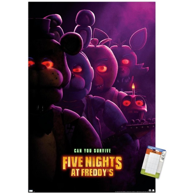 Trends International Five Nights At Freddy x27 s Movie Teaser One Sheet Unframed Wall Poster Prints