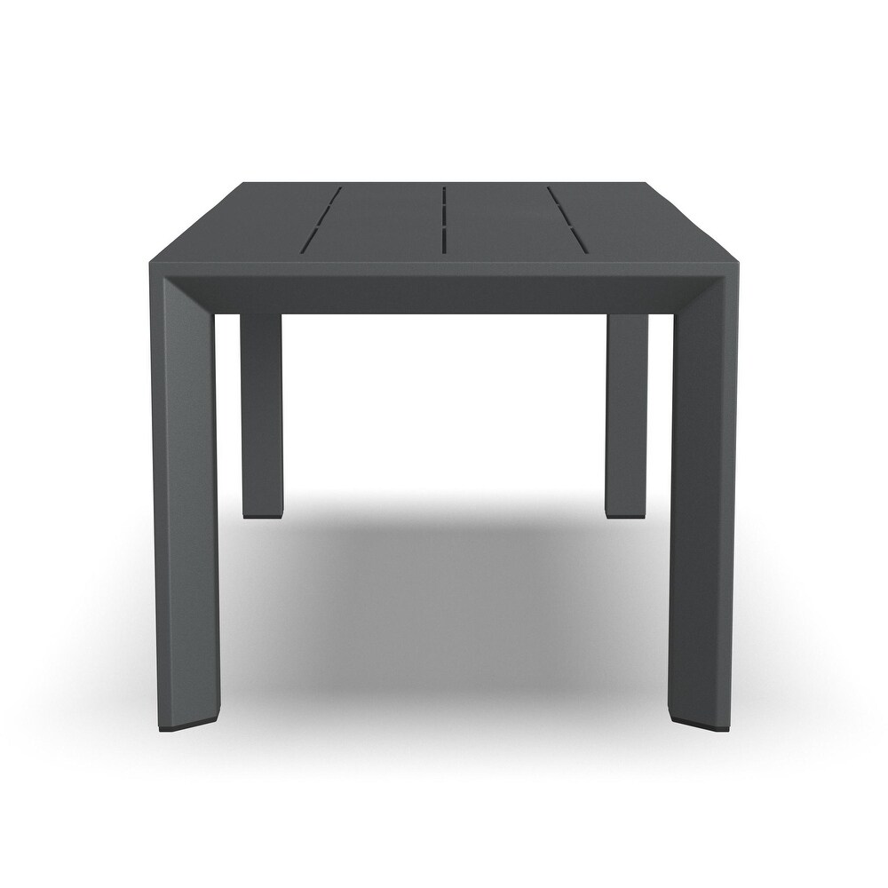 Grayton Gray Aluminum Outdoor Aluminum Coffee Table   40\