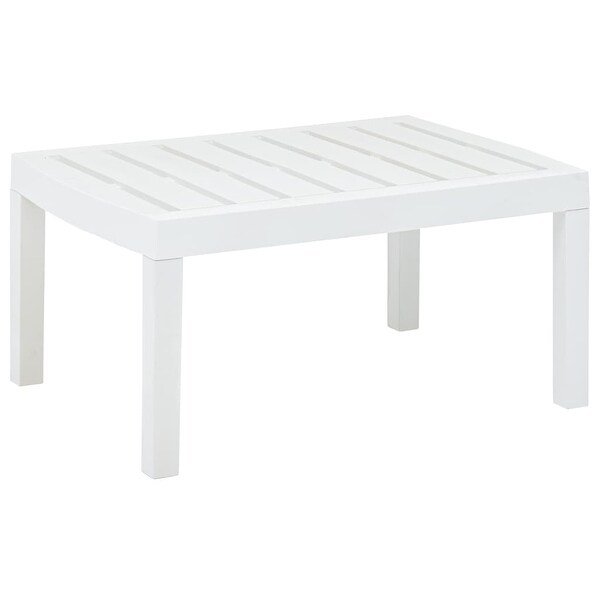 vidaXL Patio Table White 30.7