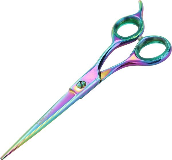 Sharf Gold Touch Rainbow Straight Pet Grooming Shear