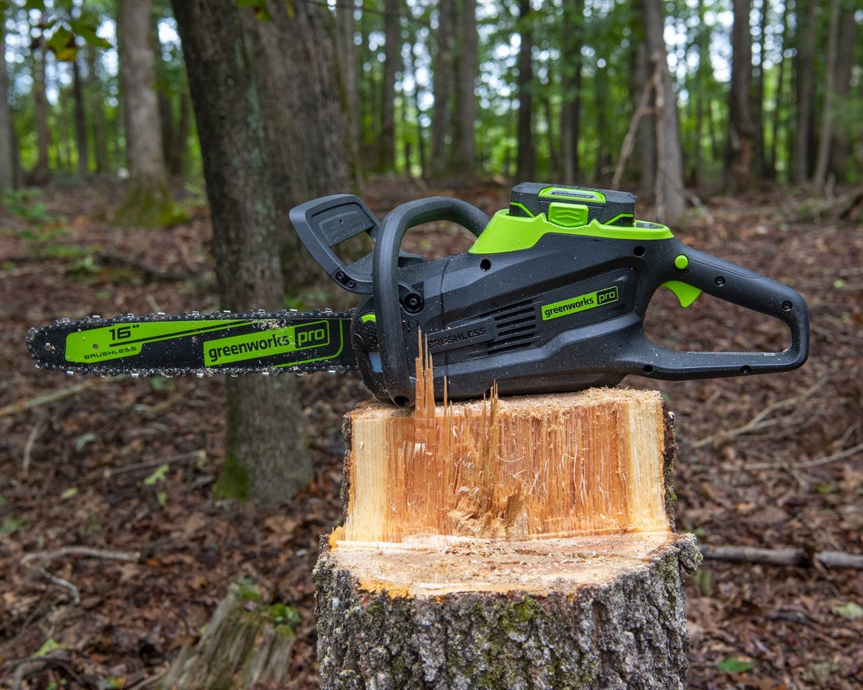 80V 16-Inch Cordless Chainsaw  Battery | Greenworks Tools