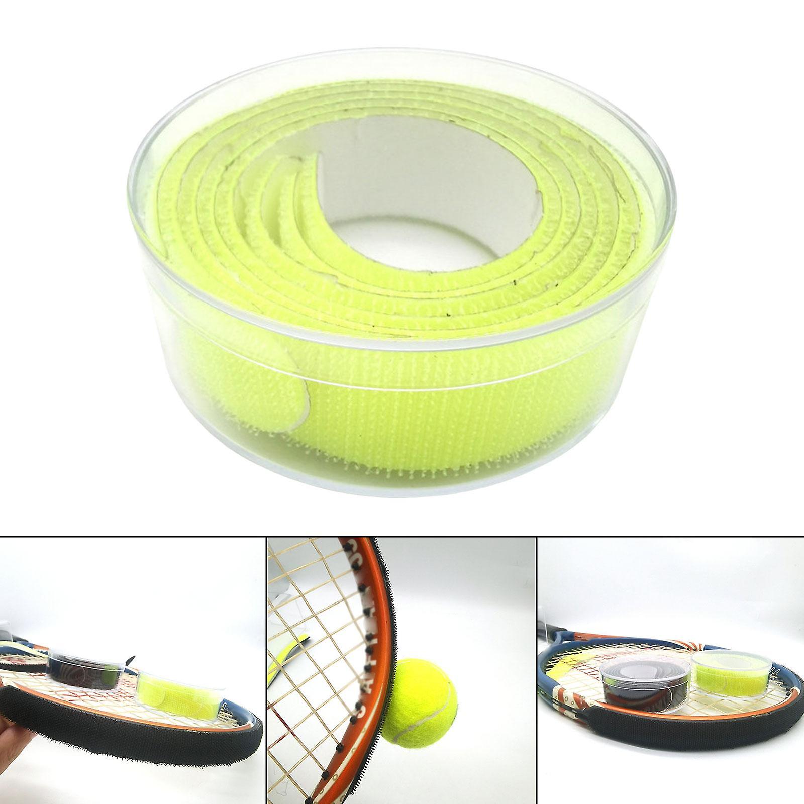 3x Tennis Racket Head Protector Sticker Portable For Badminton Squash Tennis Yellow