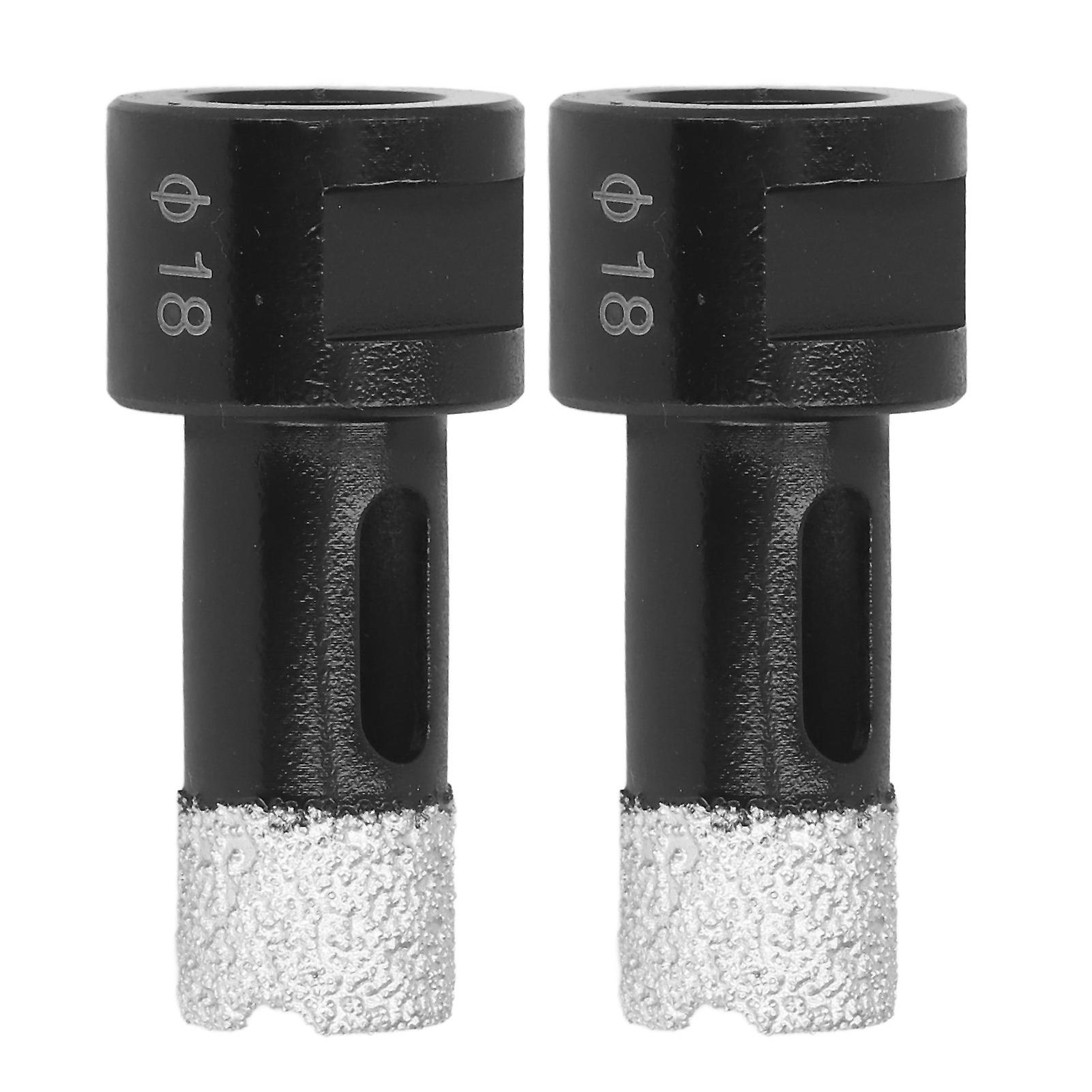 2pcs M14 Marble Opener 18mm Sturdy Fast Rock Portable Drill Bits For Marble Granite