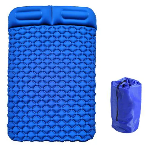 Ultra light Foldable Rip stop Insulated 3d inflatable double sleeping pad