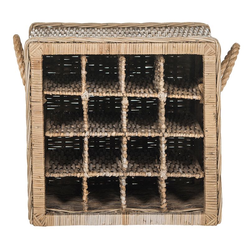 Safavieh Aziza Wicker Wine Rack