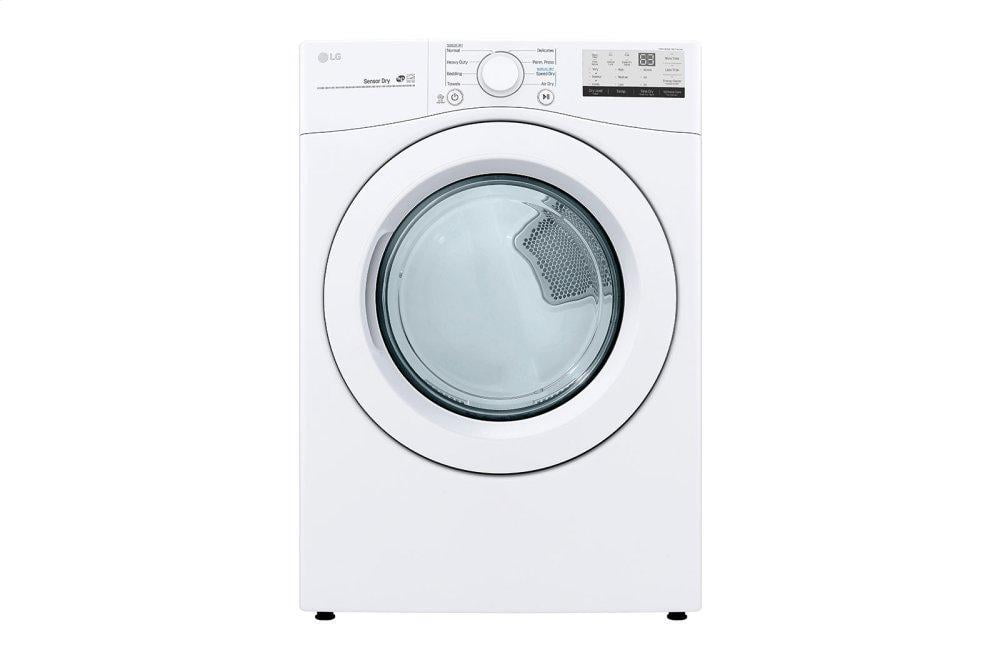 Lg DLE3400W 7.4 Cu. Ft. Ultra Large Capacity Electric Dryer