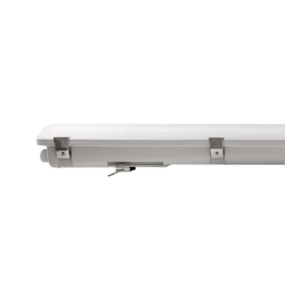 NICOR VT3(v2) 2 ft. 150-Watt Equivalent Integrated LED Light Grey Vaportite Strip Light Fixture 5000K VT3202SUNV50