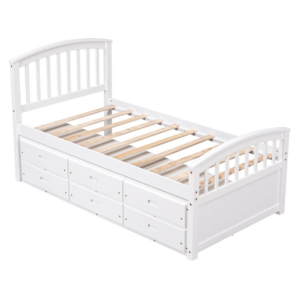 Taylor   Olive Freesia Twin size Storage Bed