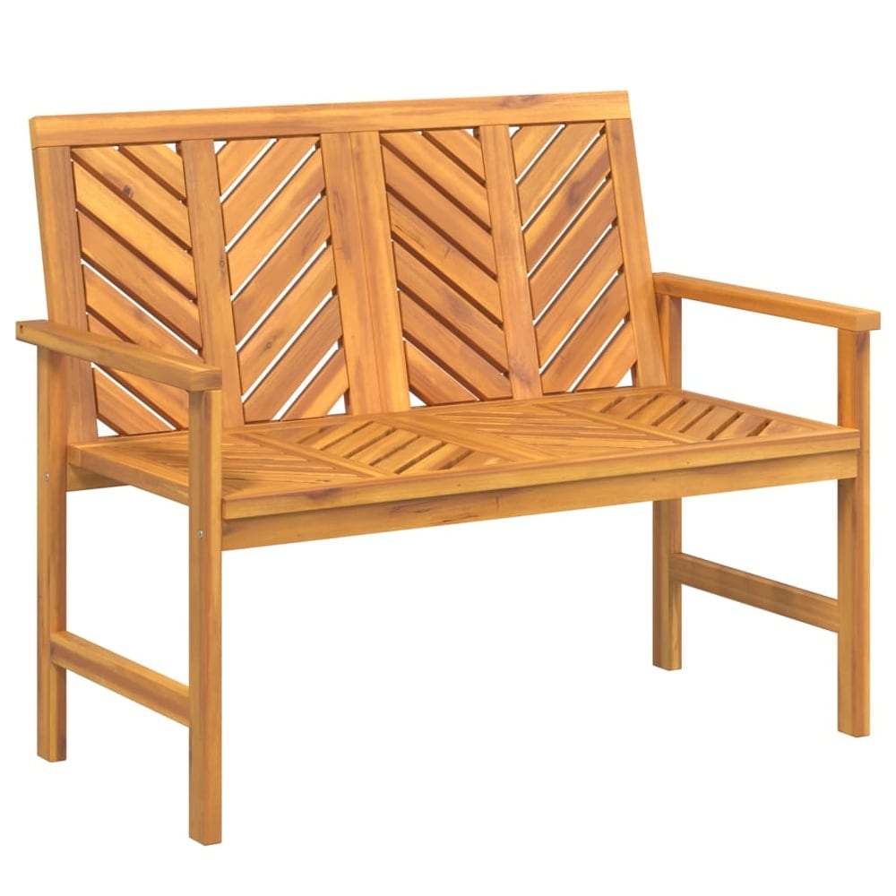 vidaXL 2 Piece Patio Lounge Set Solid Wood Acacia   42.9\