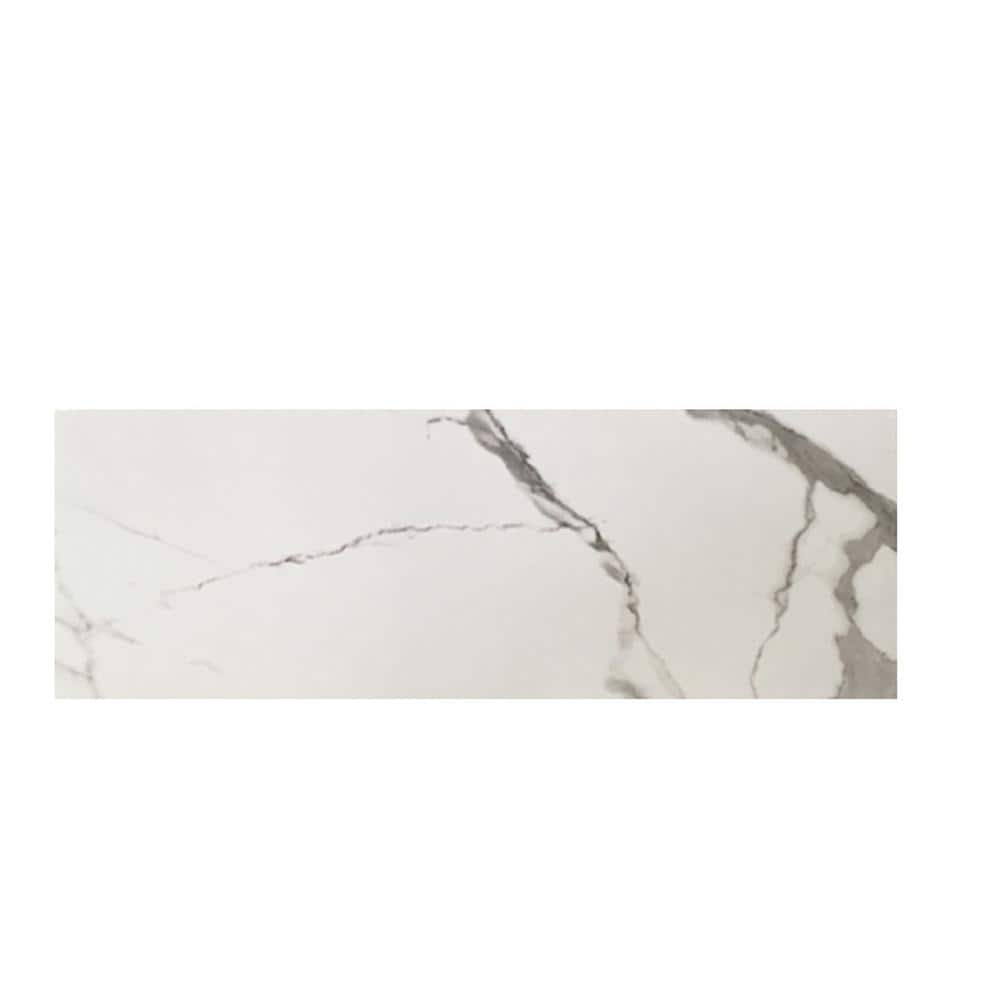 Jeffrey Court Winters Peak White 10 in. x 22 in. Subway Gloss Ceramic Wall Tile (14.80 sq. ft.Case) 97807