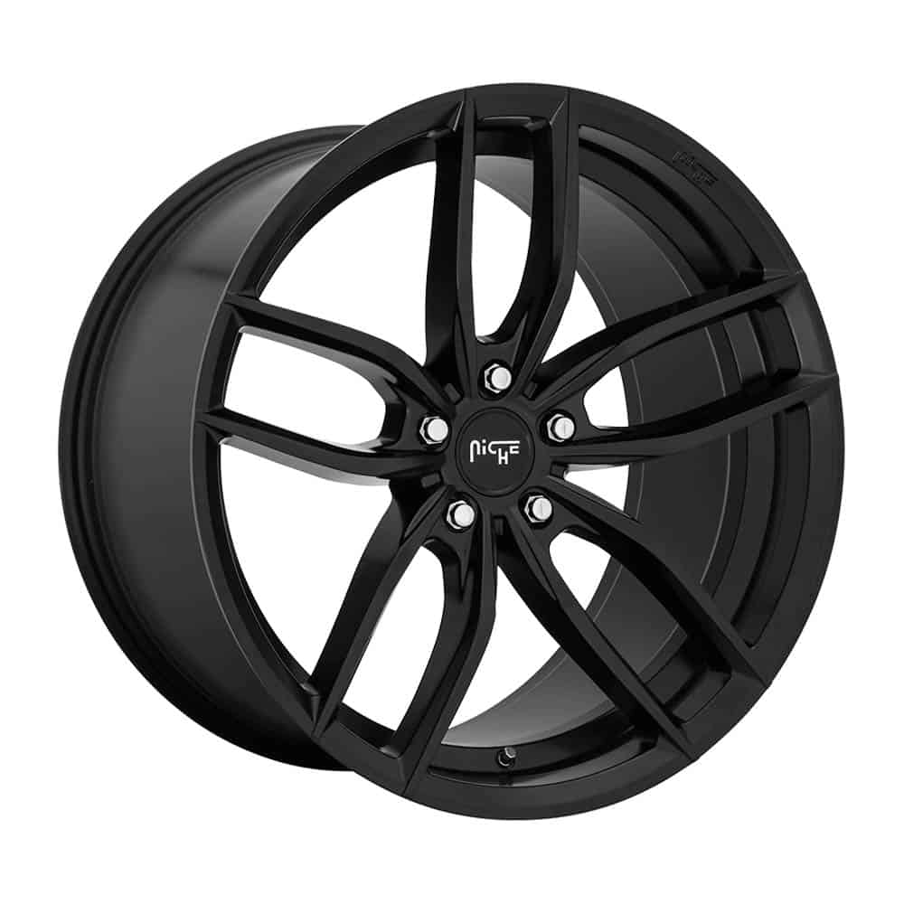 Niche 1PC M203 VOSSO M203 20X10.5 5X112 MT-BLK 45MM