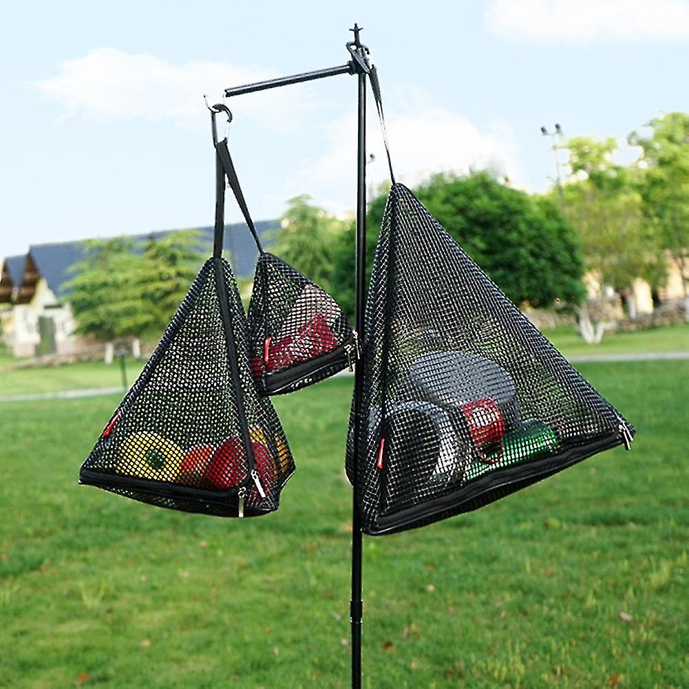 Triangle Mesh Bag Trianfular Hanging Net Storage Bag Dry Basket Outdoor Camping Hanger