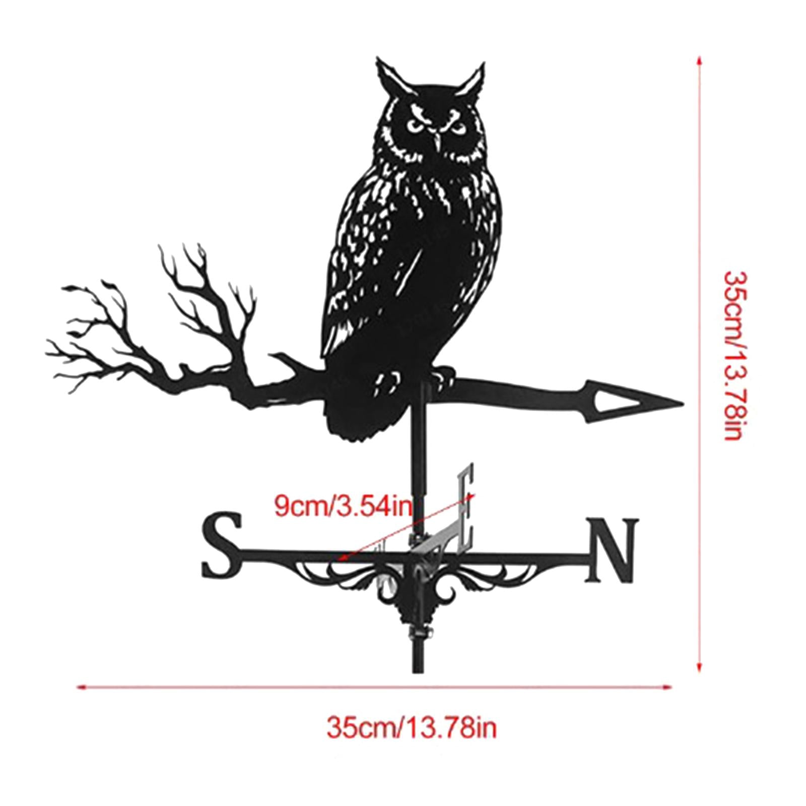 Decorative Weather Vane Garden Roofs Mount Yard Decoration， Design Retro Durable Scene