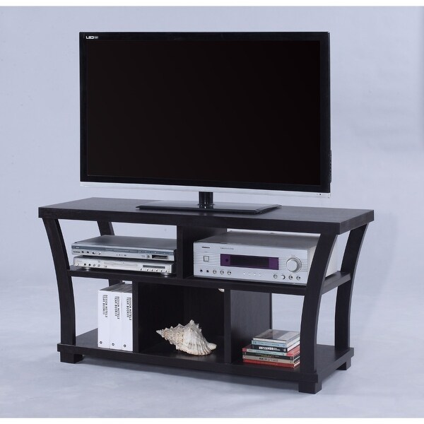 Astonishing Entertainment TV Stand， Black - n/a