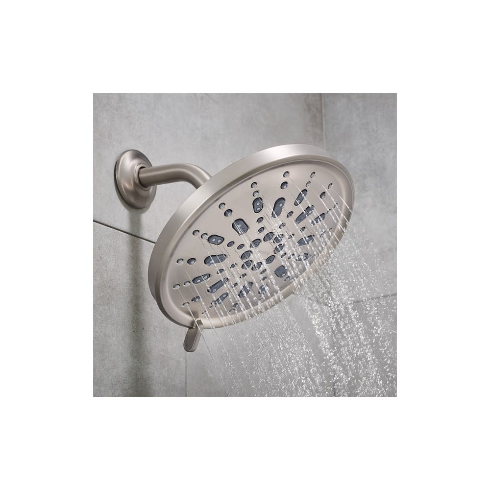 Moen Enthrall Rain Showerhead Spot Resist Brushed Nickel 9